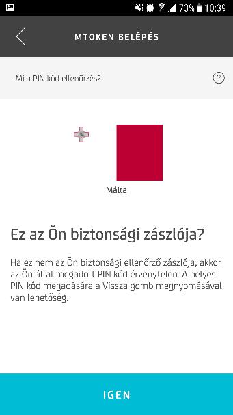 Kattintson az UniCredit értesítésre. 2.