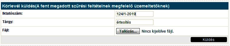 Az IRAT rendszerben az első kiválasztott címzetthez kapcsolódik az iktatott dokumentum.