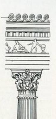 1 A képeke a görögök által kifejlesztett oszloptípusok oszlopfőjét és