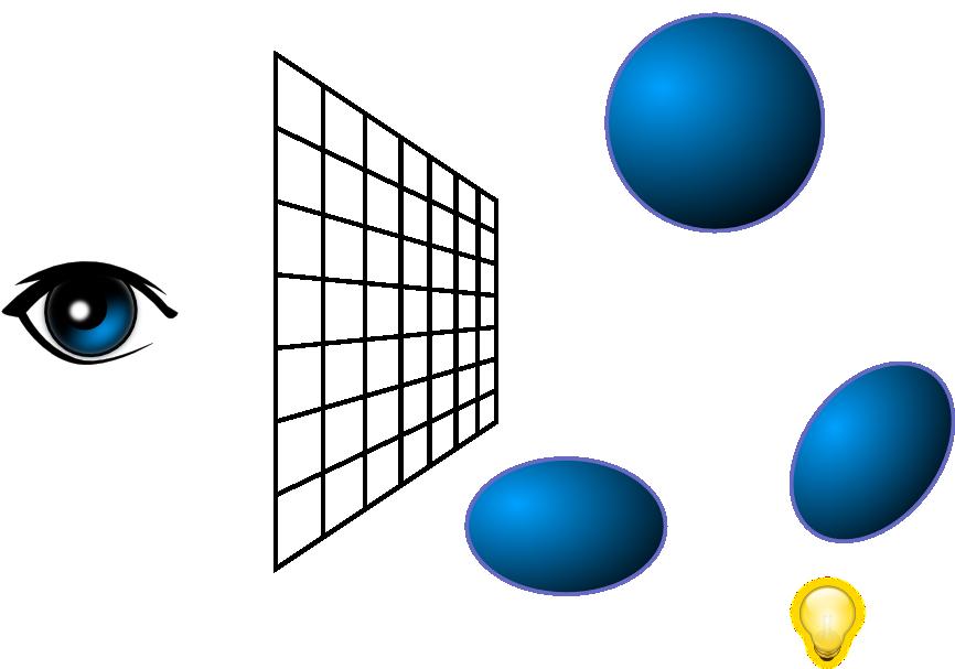 Fényforrások Tükröződés L(x, ω) = L e (x, ω) + k a L a + v(x, x l ) [0, 1] függvény l Lights = 0, ha a fényforrás nem látható x-ből, = 1, ha igen, f r (x, ω l, ω)l i (x, ω l )( ω l n) + k r L(x, ω r