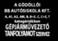 Előzetes érd: /8-49-59 obilon: /0-94-4638 /0-995-699 B Ktegóriás Állmi támogtás 0-től 5 000 Ft állmi z elméleti tndíjból!
