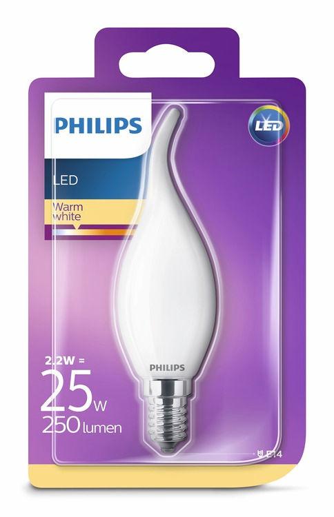 PHILIPS LED Kisgömb izzó 2,2 W (25 W) E14 Meleg fehér Nem szabályozható A jól láthatóságra tervezve A megszokott formák, melyeket ismer és kedvel.