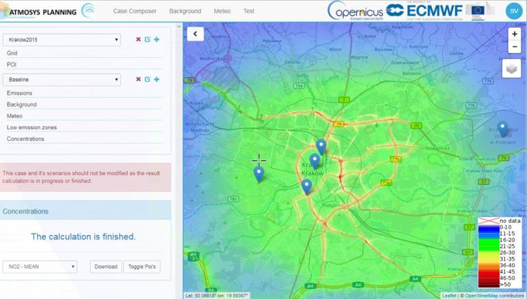 AKCIÓK: Részletes adatbázis, transzport modell, monitoring Nagy felbontású emissziós adatbázis Magyarország területére Részletes közlekedési, ipari, lakossági kibocsátási adatbázis Regionális-városi