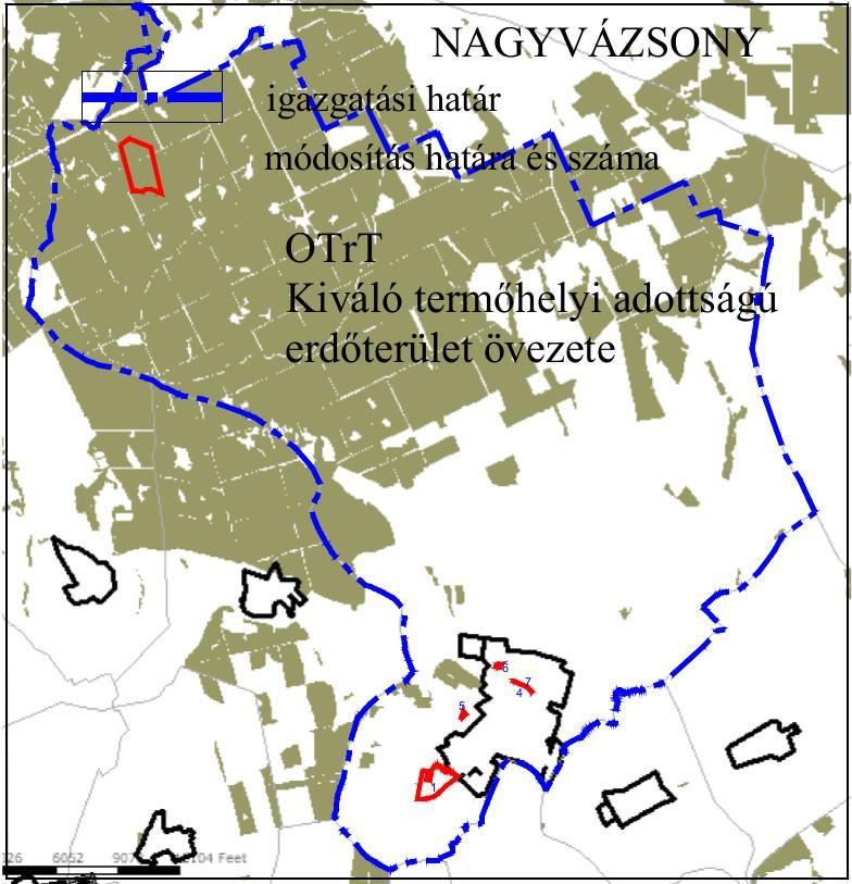 A település igazgatási területét érinti és az 1. sz.