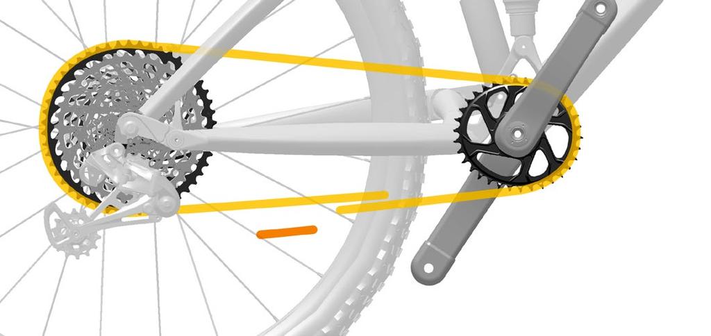 Eagle X-SYNC 2 Oval Chainrings 2 1 3 4 2x 3x FS 1x HT FS Page 14 Rotate the crank arm to the 1 o'clock position. Wrap the chain around the large chainring (for 2x systems) and largest cassette cog.