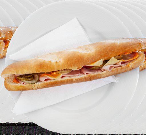 Harapnivalók Snacks Hot-dog 3-féle szósszal (ketchup, mustár, majonéz) Hotdog mit