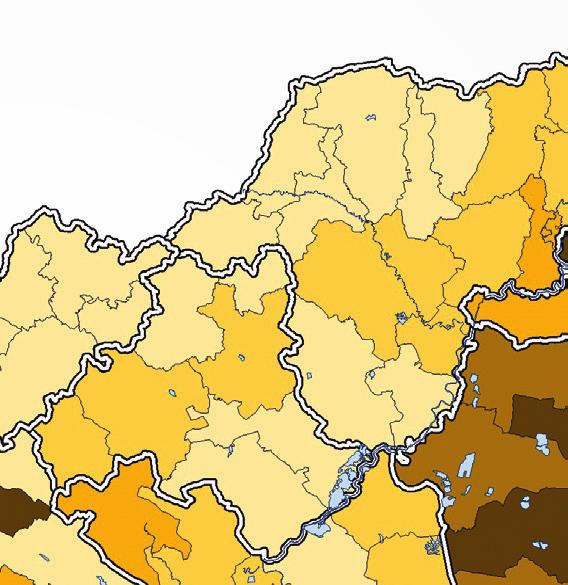 árkülönbség a legolcsóbb (Nógrád, 684 ezer Ft/ha) és legdrágább (Békés, 1.