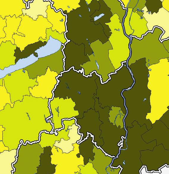 Sz-Sz-B Pest B-K Baranya Csongrád K-E Veszprém Fejér Gy-M-S H-B Tolna Békés A 2. térképen és a 2.