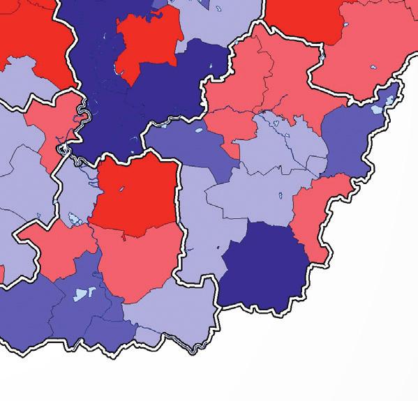 51 járásban ugyanakkor 3%-nál is nagyobb mértékű a forgalom visszaesése.