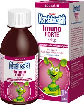 -18% Marslakócskák Imuno Forte Szirup bodza -18% 150 ml A gyógynövény alapú Marslakócskák ImunoForte szirup az immunrendszer fokozott igénybevétele esetén (pl.
