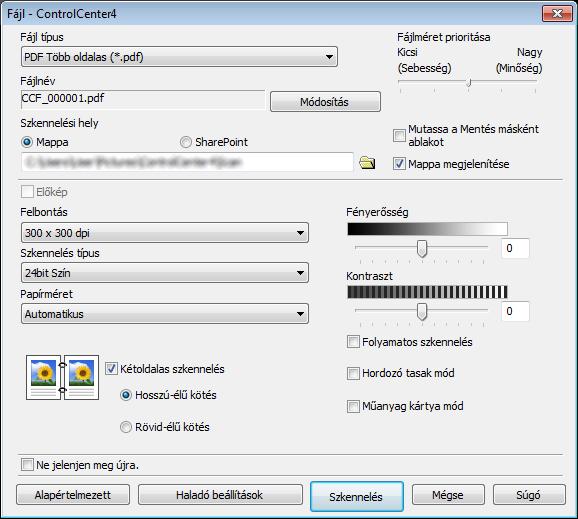 Szkennelés a számítógép használatával Dokumentumok szkennelése SharePointra 6 Ezzel a funkcióval dokumentumokat szkennelhet és menthet egy SharePoint-kiszolgálóra.