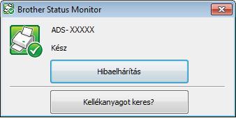 8 A készülék kezelése a számítógépről 8 A készülék állapotának ellenőrzése a számítógépről (Windows ) 8 A Status Monitor segédprogram egy olyan konfigurálható szoftver, amely figyeli egy vagy több