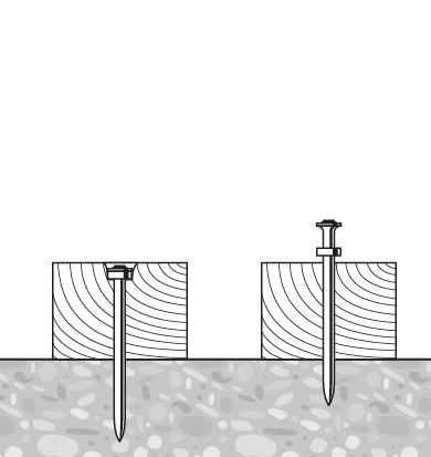 2 Probléma a beverendő rögzítőelemekkel beton esetén Üzemzavar Lehetséges ok Megoldás Eltérő beverési mélységek Az elem meghajlik Dugattyú téves állása. A készülék túl erősen szennyezett.
