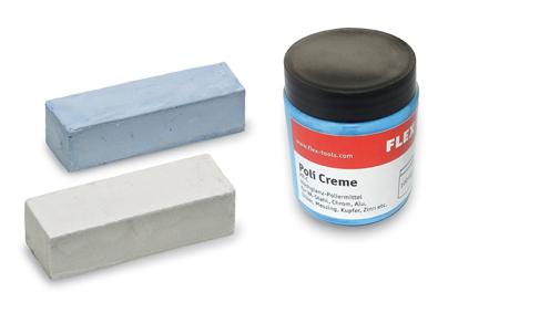 04 Mini polírozó készlet fehér/kék/krém Tömeg kg-ben 3 x 0, csomag Polírozó szett, mely tartalmaz: fehér polírpaszta (0 g),