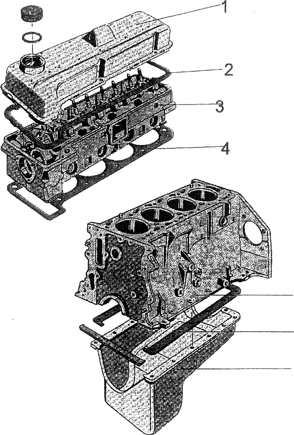 1. sz. példány j E54 525 02/Y 2. feladat Összesen 14 pont a) Nevezze meg a dugattyús motor alkatrészeit!