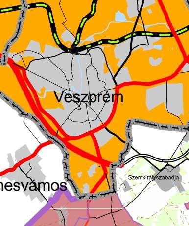 számú melléklete) szerint a vizsgált ingatlanok városias, valamint erdőgazdálkodási települési térségbe tartoznak. Szerkezeti tervlap 2.