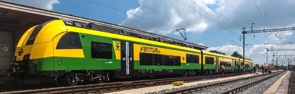 A gördülőállomány fejlesztései Siemens Desiro ML motorvonatok A határon átnyúló és Bécs elővárosi forgalom kiszolgálására 5 db Siemens Desiro MainLine; Fantázianév: VENTUS 240 férőhely,