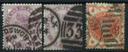 7. Írország (8. ábra) Szintén 1844-ben jelentek meg Írországban is a számbélyegzések. Eredetileg 1-től (Abbeyleix) 450-ig (Youghal) voltak használatban, de később kiegészítették egészen 564-ig.