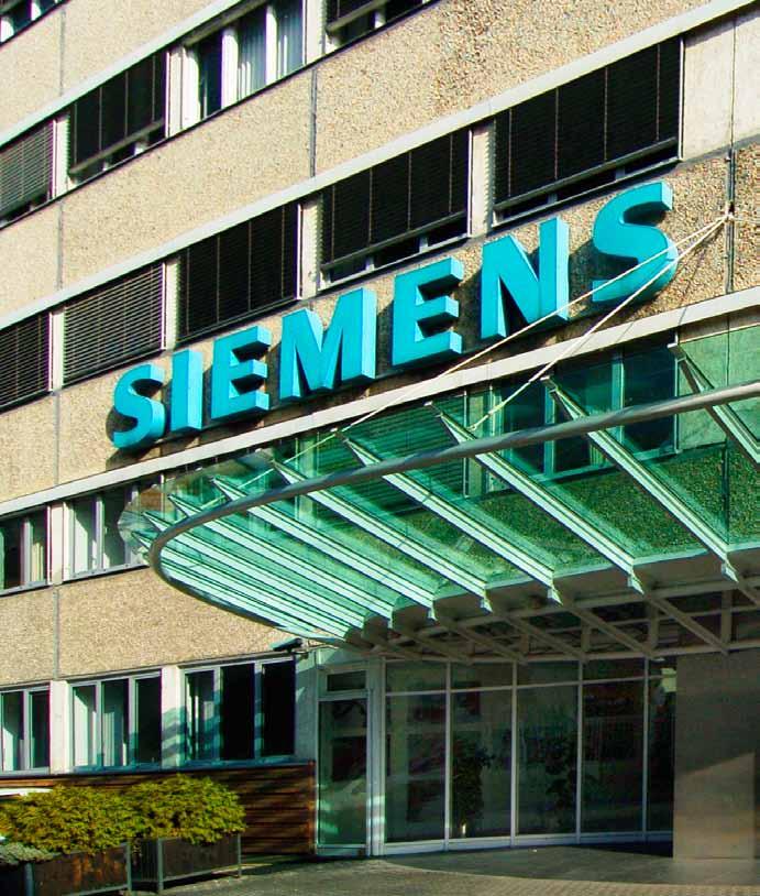 18 A Siemens Nemzeti Vállalat A Siemens Nemzeti Vállalat 19 A Siemens Nemzeti Vállalat A hazai Siemens-csoport vezető vállalata a Siemens Zrt. Kialakulása 1994-re nyúlik vissza, amikor a Siemens Kft.