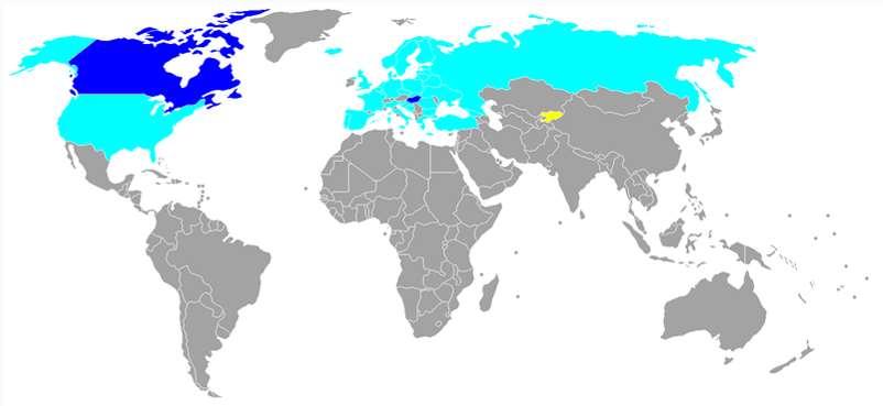 Alkalmazási övezet, Részes Államok Vancouver Vladivostok Részes Államok