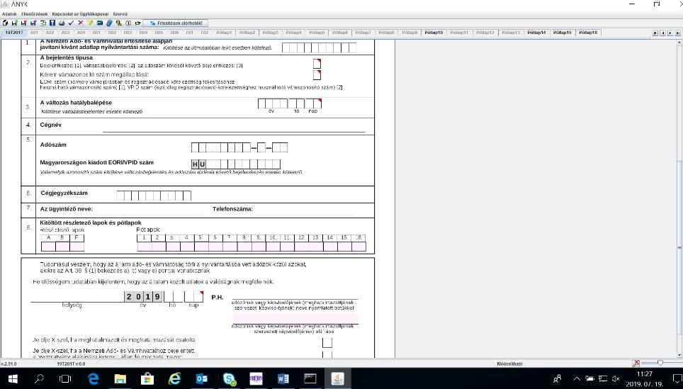 6. Step six If the proper form is selected, then the form will open up for filling.