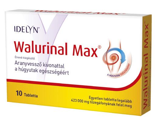 További Alma akiók -25 Idelyn Walurinal Max tabletta Aranyvesszővel, 10 db A Walurinal Max magas tőzegáfonya tartalma mellett