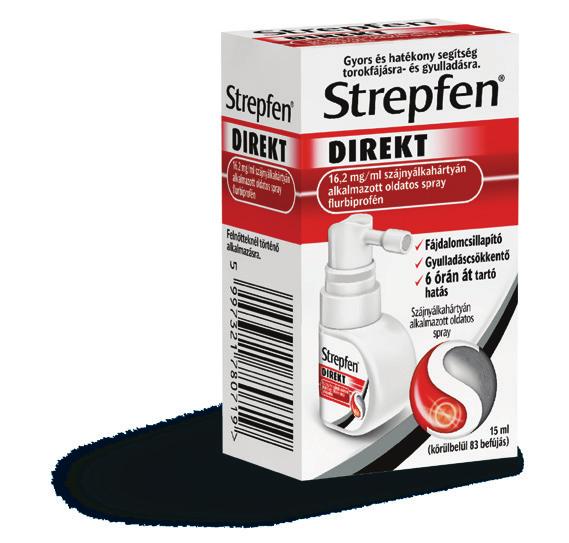 Ibuprofén Strepfen Cukormentes 8,75 mg belsőleges szuszpenzió gyermekeknek, 200 ml