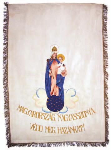 Budapesti templomokban, közgyűjteményekben őrzött Szűz Mária-ábrázolású templomi A Budai-Középső Espereskerület zászlói 32. 1941.