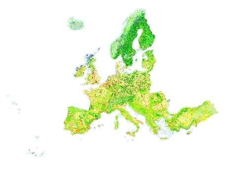 CLC felszínborítás idősor harmonizáció Megoldás: Accounting rétegek készítése A 2018 állapot kombinációja a korábbi változásokkal CLC2000 - harmonizált CLC2006 - harmonizált