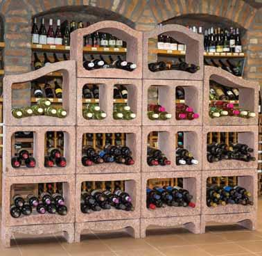 BORTÁROLÓ RENDSZEREK» A boros palackok biztonságosan tárolhatók» Egyszerűen