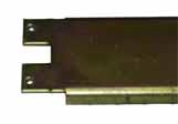 62 w DIN sínek és szerelőlapok IL080309-F 35mm magas DIN sínek és horganyzott acél szerelőlapok méretreszabva az ILM046 szerelőbetéthez Rögzítésükhöz az IL900025-F vagy az IL900026-F rögzítő fül