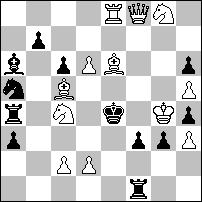 Gábor Tar, Debrecen SuperProblem 2015/TT-144/No.6 3. Prize (01/29p) S#3 (12+12) C+ 1. d7! [>2. d6 + e5 + 3. f4 + xf4 #] 1... c4 2. d5 + xd5 3. f5 + e5 # 1... c4 2. f6 + e5 3.