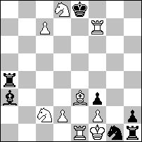 Béla Majoros, Bakonyoszlop Polski Związek Szachowy, 2013/XII,13/No.218 (04/22p) S#2 (9+7) C+ 1. c5+? e4! 1. d4+? e7! 1. b4! [>2.