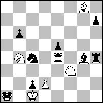 Gábor Tar, Debrecen SupeProblem TT-142/07.10.2015 5. H.M. (04/29p) HS#3 Take&Make (6+8) C+ 2 solutions I) 1. h7-h6 h6-f4! 2. d3 f3-g5 (battery creation) 3.