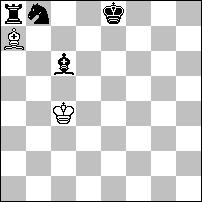 János Csák, Kötegyán CSMP 215 Üdvözlő feladvány (06/24p) h=8 2 sol. (2+4) C+ b+ (black all moves chess) I) 1. b5 + c5 2. a6 + d6 3.0-0-0 + e7 4.