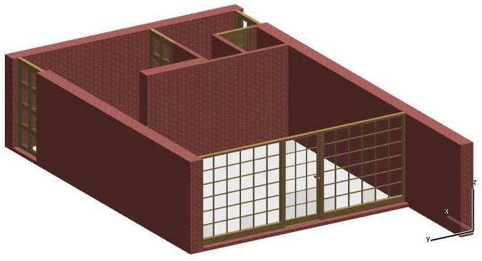 1,95x2,10 m-es 0 parapetmagasságú ablakot 195/210 és pm 0,00 alakban jelenítse meg a program (a DIN szabvány kiválasztásával minden méretezés méter egységgel és 2 tizedes kijelzéssel fog megjelenni;