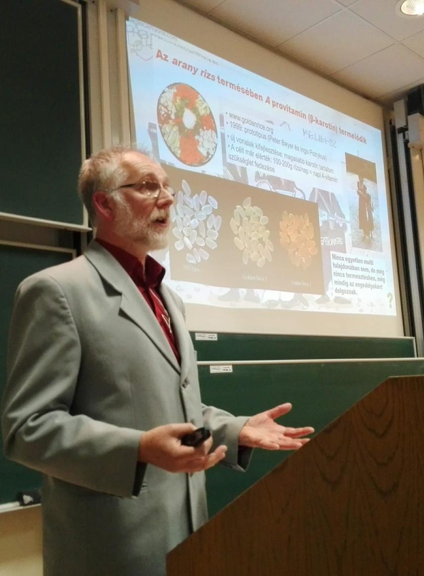 Györgyey János Egyetemi kutató, oktató GMO, mint lerágott csont A Szakkollégium második nyílt vitaestjének