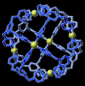 Zaworotko és munkatársai Cu(O 3 ) 2 és 1,3-benzol-dikarbonsav (= BDC) metanolos oldatát rétegezték nitro-benzol és 1,2-diklór-benzol templátot tartalmazó piridin oldatára