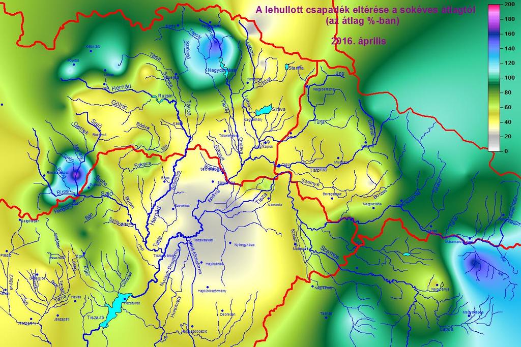 mennyisége a vízgyűjtőkön 22.