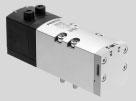 Technical data Solenoid valve, width 42 mm -K- Valve width to ISO 5599-2 42 mm (ISO 1) -M- Flow rate Valve width 42 mm: VTSA up to 1300 l/min VTSA-F up to 1860 l/min -P- Voltage 24 V DC 110 V AC