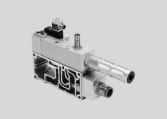 Technical data Soft-start valve, width 43 mm Function Without sensor -M- Flow rate Pressurisation: Exhausting: 3000 l/min 3300 l/min -K- Module width 43 mm With sensor -Q- Temperature range 5 +50 C