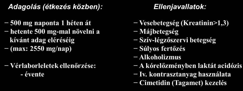 16 Fülöp Vilmos Demeter János androgén termelését. A metformin nem stimulálja az inzulin felszabadulását, és amikor monoterápiában adják, nem okoz hypoglykaemiát [12].