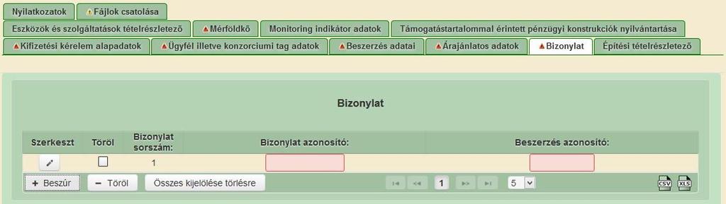 A pirossal körbekerített számla adatokat a Bizonylat fülre, míg a zölddel körbe kerített adatokat, azok jellege szerint az Eszközök és szolgáltatások tételrészletező illetve az Építési