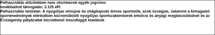 2/23/6/2 SPORTEREDMÉNYEK, SPORTSZAKMAI TEVÉKENYSÉG ANYAGI ELISMERÉSE EMBERI ERŐFORRÁSOK MINISZTÉRIUMA 217.1.1-218.