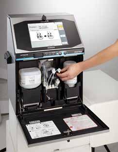 Szerszámmentes szűrőcsere A tintaszűrőket szerszámok vagy technikus közreműködése