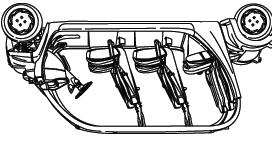 5 3 4 ASSY, BUMPER - FRONT RUGGED - 007-0777 007-0034 WLD, BUMPER - RUGGED * 050-0034 O-RING, 3/3 C/S X 7/3 ID X 3/3 OD (NOT SHOWN) 3 05-0000 NUT, HEX - NYLOCK 3/8-6 UNC GR5 4 4 05-00495 BOLT,