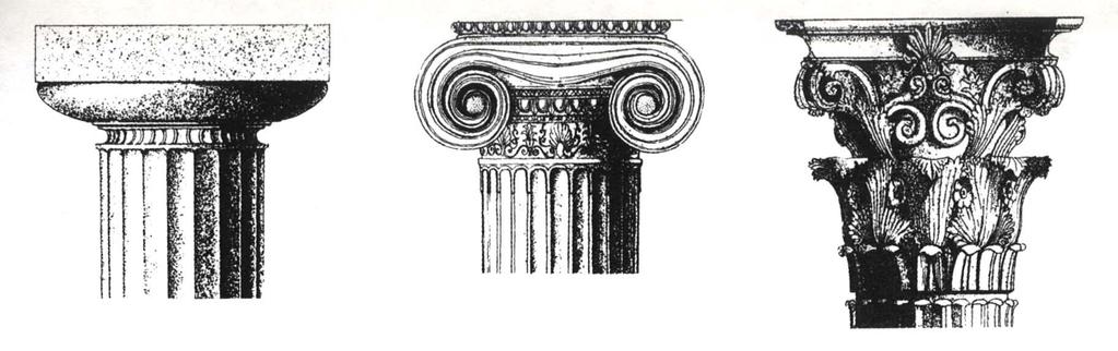12 M082-511-1-1M 12. Grška arhitektura je izoblikovala tri gradbene sloge. Na črte pod slikami napišite te sloge. A görög építészet három építészeti stílust alakított ki.