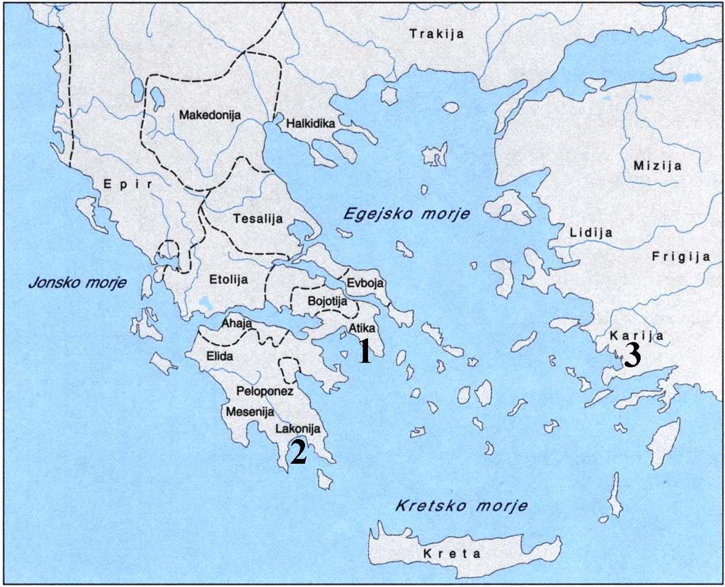 M082-511-1-1M 5 ANTIČNA KULTURNA TRADICIJA AZ ÓKOR KULTURÁLIS ÖRÖKSÉGE 1. V grškem svetu je nastalo veliko različnih mestnih držav polis.
