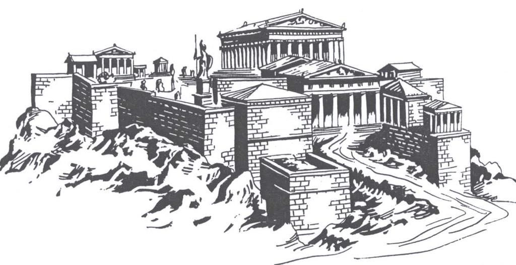 8 M082-511-1-1M 6. V Periklejevem času so Atene postale eno najlepših antičnih mest. Kje v Atenah ležijo v njegovem času zgrajeni oziroma preoblikovani templji boginji Ateni in boginji Nike?