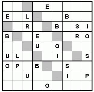 AMORF TERÜLETEK (20+40 PONT) A szabályok lényegében azonosak a hagyományos Sudoku szabályaival,